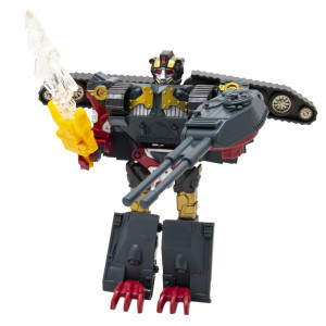 Набір армійських роботів трансформерів зі світловим мечем, жовто-чорний (3929-1)