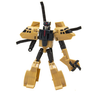 Набір армійських роботів трансформерів зі світловим мечем, жовто-чорний (3929-1)