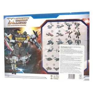 Набір армійських роботів трансформерів зі світловим мечем, жовто-чорний (3929-1)