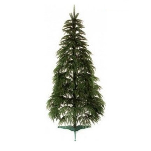 Ялинка штучна лита - Скандія, 150 см, пластикова ніжка, ялинка, зелений (МСК-150)