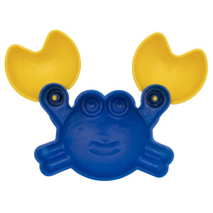 Пасочка - краб, 12x10,5x3 см, синій, пластик (JH2-002В-3)