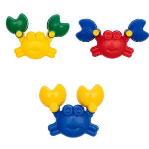 Пасочка - краб, 12x10,5x3 см, синій, пластик (JH2-002В-3)