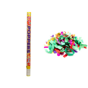 Хлопавка пневматична, 80 см, різнокольорові смужки з паперу (400348)