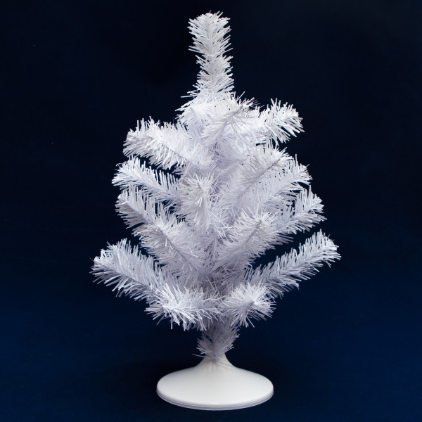 Ялинка штучна новорічна 30 см, білий, ПВХ (1МАГ-30/1)