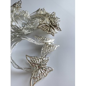 Світлодіодна гірлянда-нить - зірки, 4 м, 20 л, 3AA батарейки, теплий білий, IP20 (652402)