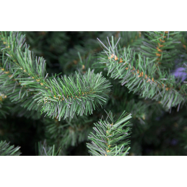 Ялинка штучна - Кармен, 210 см, з 2 частин, металева ніжка, ялинка, зелений, ПВХ (КМ-210)