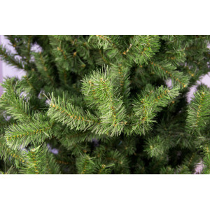 Ялинка штучна - Кармен, 210 см, з 2 частин, металева ніжка, ялинка, зелений, ПВХ (КМ-210)