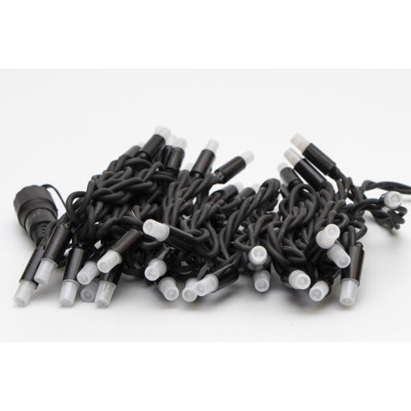 Світлодіодна гірлянда, 4 м, 40 л, синій, подовжувач, IP44 (040537)