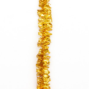 Новорічна прикраса - мішура, 700x2 см, ПВХ, золотиста (ГВС-20/7-2)