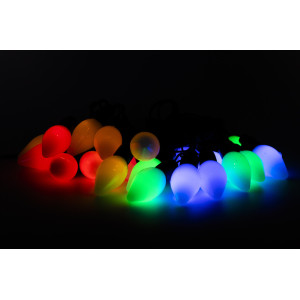 Світлодіодна гірлянда з насадками, 2 м, 20 л, різнокольоровий, IP20 (650927)