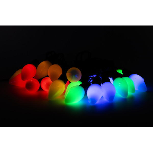 Світлодіодна гірлянда з насадками, 2 м, 20 л, різнокольоровий, IP20 (650927)