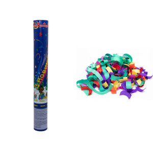 Хлопавка пневматична, 40 см, різнокольорові паперові конфетті (400201)