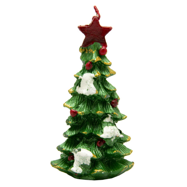 Свічка - Ялинка, 4,9x4x8,6 см, зелений, парафін (790494-2)