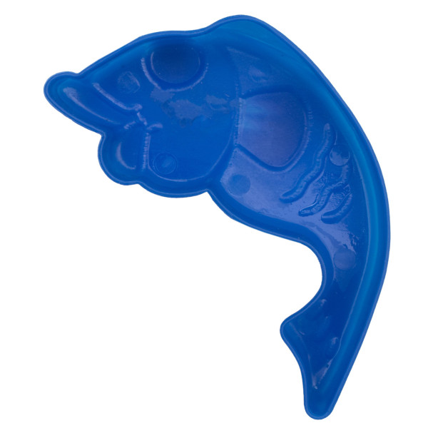 Формочка - рибка, 10,5x5,5x2 см, синя, пластик (JH2-004-3)
