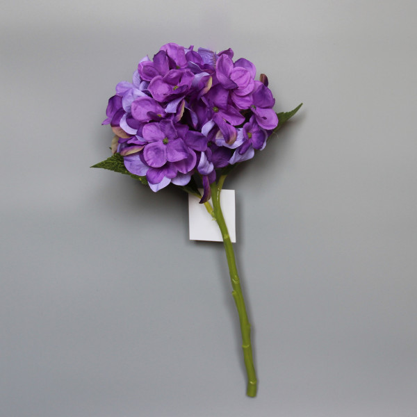 Штучна квітка Гортензія, 35 см, фіолетовий (630249)