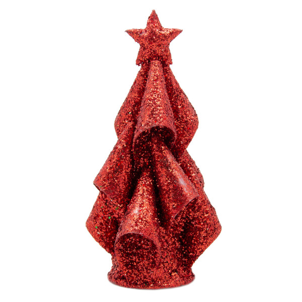 Настільна ялинка, 15 см, червоний, дріт (001309-3)