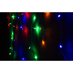 Світлодіодна гірлянда-бахрома, 6 м, 200 л, RGB, IP44 (950163)