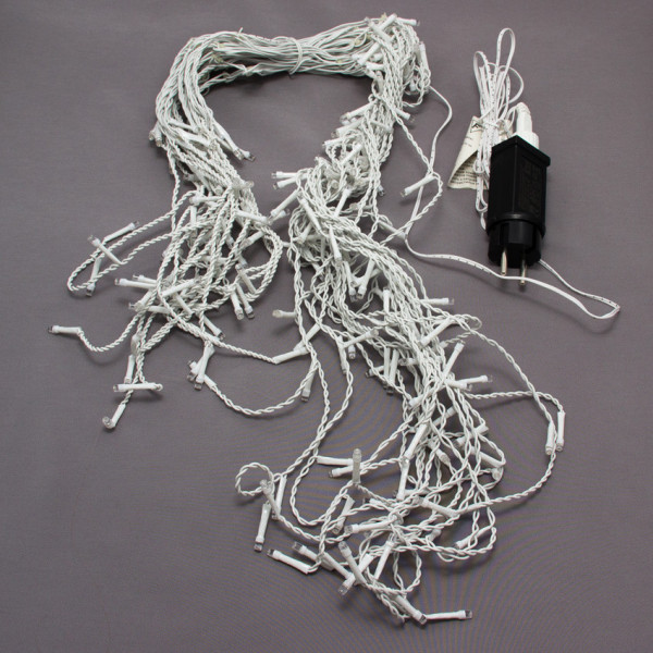 Світлодіодна гірлянда-бахрома, 6 м, 200 л, RGB, IP44 (950163)