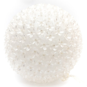 Світлова декорація - куля що світиться, 34 см, 300л, біла, IP20 (650644)