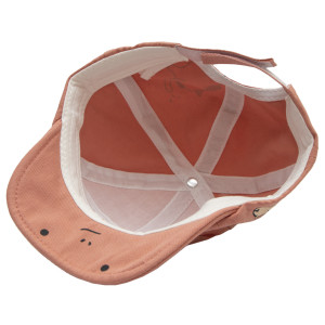 Кепка дитяча ведмедик, рожева, 43 см, 1-3 років, бавовна (517397)