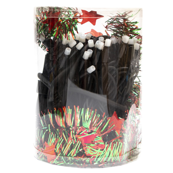 Світлодіодна гірлянда, 10 м, 100 л, червоний,  IP44 (040643)