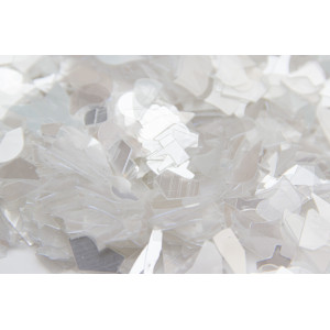 Конфетті, довільна форма, 30 г, сріблястий, PET (201050)