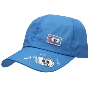 Кепка дитяча з емблемою, синій, 54 см, 3-6 років, бавовна (517915)