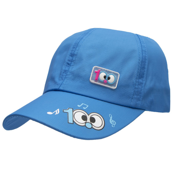 Кепка дитяча з емблемою, синій, 54 см, 3-6 років, бавовна (517915)