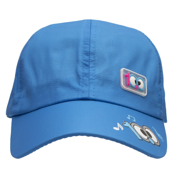 Кепка дитяча з емблемою, синій, 54 см, 3-6 років, бавовна (517915)