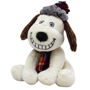 М'яка іграшка - песик, 25 см, білий, штучне хутро (M1618525)