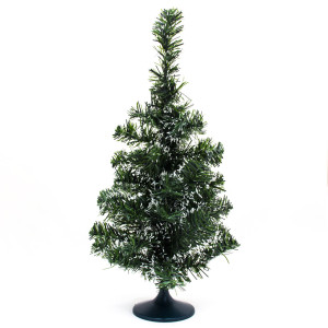 Ялинка штучна новорічна 45 см, зелено-білий, ПВХ (1МАГ-45/1)