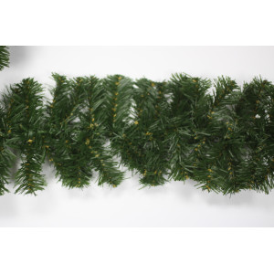 Гірлянда штучна хвойна, зелений, 270 см довжина, 18 см діаметр, ПВХ (МГ-18)