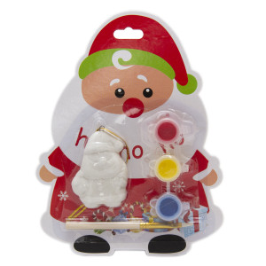 Набір для дитячої творчості - Санта (Дід Мороз), 6 см, кераміка (024902)