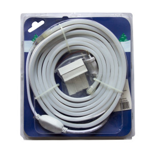 Неонова світлодіодна гірлянда-трубка SMD2835 LED, 3 м, жовтий, кріплення, IP20 (950026)