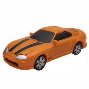 Трансформер робот зі світловими ефектами, помаранчевий, пластик (78115-65-6)