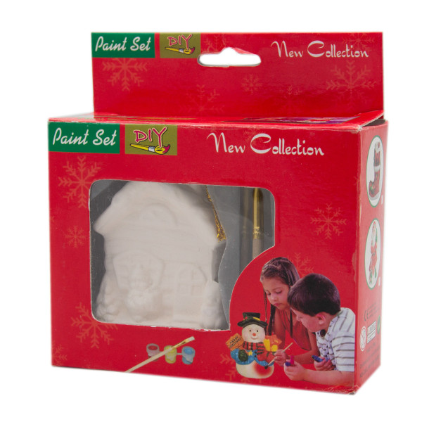 Набір для дитячої творчості - будиночок, 8 см, кераміка (020867)