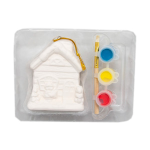 Набір для дитячої творчості - будиночок, 8 см, кераміка (020867)