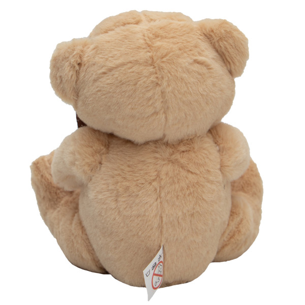 М'яка іграшка - ведмідь, 15 см, бежевий, плюш (395742)