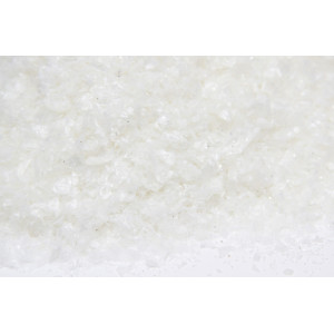 Штучний сніг, 1 упаковка, 60 г, важкий з золотистим гліттером, PET (201364)